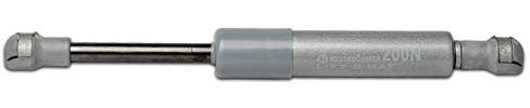 Kesseböhmer 0013369006 Gasdruckdämpfer/Kompressionsfeder Original Lift-O-MAT 200N verstärkte Ausführung grau