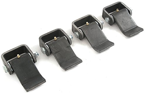 4 Stück Stahl Style kurz Leaf Scharnier mit Fett Zerk Armatur zum Anschweißen Heavy Duty greaseable Trailer Truck Body Tor Tür Scharnier