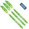Pilot Tintenroller Frixion Ball, radierbar (3er Pack + Radierer, hellgrün)