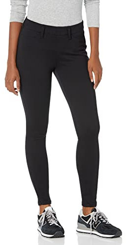 Amazon Essentials Jegging in Maglia Elasticizzata Senza Zip (Disponibile in Taglie Forti) Donna, Nero, XXL