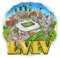 Lviv Ukraine Kühlschrank Magnet 3D Travel Aufkleber Souvenirs Collection, Home & Küche Dekoration, Ukraine Kühlschrank Magnet Aus China