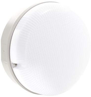 Luceco LED Mosi Bulkhead Round 290 mm 1150LM 12W IP65 4000K White Emergency