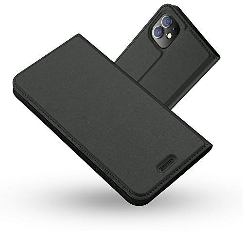 Radoo iPhone 11 Hülle, Premium PU Leder Handyhülle Brieftasche-Stil Magnetisch Folio Flip Etui Brieftasche Schutzhülle Tasche Cover für Apple iPhone 11 6,1 Zoll (Nachtgrün)