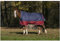 Stalldecke Highneck 1200D TYREX EquiTheme Marineblau/Bordeauxrot 165cm