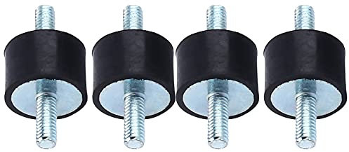 4PCS M4 15 * 10 Gummi-Stoßdämpferhalterungen, Antivibrations-Silentblock, Anti-Stoßdämpfer-Schwingungsdämpfer, Für Wasserpumpen, Luftkompressoren