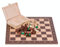 Square - Pro Schach Set Turnier Nr. 4 WENGE - Schachbrett + Schachfiguren Staunton 4 + Koffer - Schachspiel aus Holz