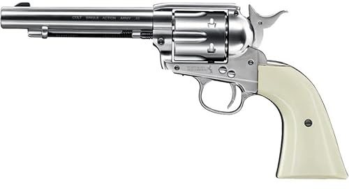 Revólver Umarex Colt SA Army 45 5,5 balines CO2 (4,5mm) | Pistola de Aire comprimido (balines de Plomo). Arma de Co2. Calibre 4,5mm