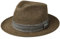 Stetson Chapeau en Paille Lintano Toyo Femme/Homme - Traveller de Soleil avec Ruban Gros Grain Été Printemps-été - S (54-55 cm) Marron