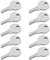 QWORK® Ignition Keys 455 for Boom Lifts Scissor Lift Genie Skyjack Terex, Heavy Equipment Forklift Key, 10 Pack