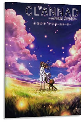 Clannad After Story Poster, Leinwand-Kunst, Poster und Wandkunst, Bilderdruck, modernes Familien-Schlafzimmer, Dekor-Poster, 50 x 75 cm
