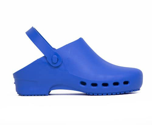 REPOSA - Zuecos Sanitarios Mujer Y Hombre Modelo Eco, Zuecos para El Trabajo (Peluqueros) Versátiles, Clogs Cómodos Y Ligeros Incluso En Casa, Correa Abatible Y Suela Antideslizante - Made In Italy