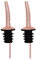 Copper Spirit Pourer (Pack of 2) | Wine Pourer, Freeflow Drink Pourers, Cocktail Making Pourer, Oil Drizzler, Bottle Pourer, Speed Pourer | Copper Plated | Premium Home Bar Accessories | Bartender