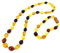 Halskette und Armband aus natürlichem baltischem Bernstein, Geschenk-Set, Bernstein-Halskette, 33 cm, Bernstein-Armband, 14 cm, Amber, Bernstein