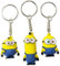 GIMSS Despicable Me/Minions The Rise of Gru 3 Stück 3D Schlüsselanhänger Set 3er Pack