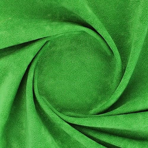 TELA DE ANTELINA COLORES LISOS POR METROS, ANCHO 150cm (1 METRO, VERDE)