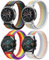 Bracelet pour Samsung Galaxy Watch 3 45mm/Galaxy Watch 46mm/Gear S3 Frontier, 22mm 4Pack Bracelets de Nylon Loop pour Huawei Watch Gt 2/Gt 3/Gt 46mm/Watch 2/Garmin Venu/Venu 2 Montre Band Homme Femme