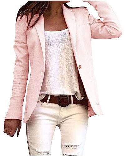 2023 Mode Blazer Veste de costume sportive à col rabattu pour femme Coupe droite Veste Blazer élégante Veste de travail Blazer Veste pour femme Veste de travail Blazer Veste chemise