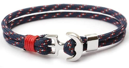 1 Stück Geflochtene Schiff Wrap Lederarmbänder für Frauen Männer Vintage Glück Handarbeit Seil Weben Armbänder Definitionen und Spezialitäten, Harz