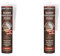 Sinto Joints Multi-Matériaux Chêne foncé - 300 ml - Idéal pour les Endroits Difficiles d’Accès, Escaliers, Fenêtres, Terrasses- Sans Odeur - Adhère Facilement - Isole Parfaitement (Lot de 2)