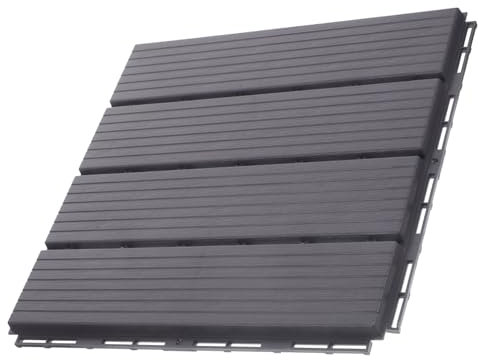 OSALADI Mosaikboden Außenterrasse tragbares Deck Outdoor-Fliesen Terrassendielen im Innenbereich Gartenfliesen am Pool Terrassendielen aus Verbundwerkstoff Kunststoffboden im Außenbereich