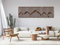 VAILLA Berge Wanddeko, Wandbild aus Holz, Wand deko in Schwarz Gold, 3D Bilder, Wandbilder Home Wall Art Dekoration, Wandaufkleber, Moderne Deko, Bilder für Zuhause Schlafzimmer, Wohnzimmer (Berge 9)