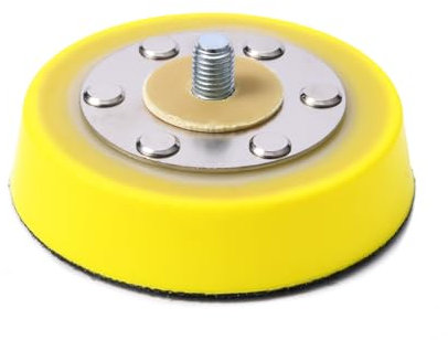 Klett Schleifteller polierpad 75mm für Exzenterschleifer Druckluft Winkelschleifer/Polierer, Gewinde 8mm, 1 Stück