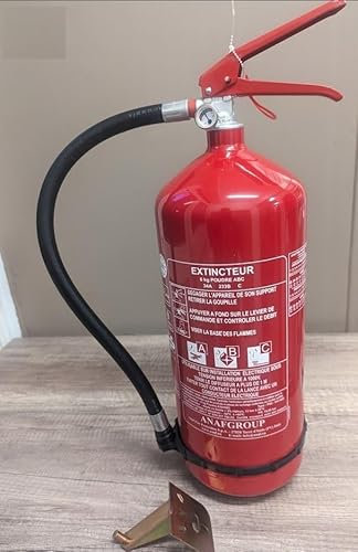 EXTINCTEUR 6 litres + ADDITIFS Mousse NF avec Support Fire Shop sans Fluor