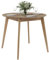 Daiva Casa Runder Orion-Tisch für 4 Personen – Küchen- und Esszimmermöbel aus massiver Birke – skandinavischer Mid-Century-Stil – brauner Tisch 94 cm…, ORION_94