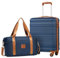 COOLIFE Handgepäck Koffer 55x40x20cm und Kabinentasche 30L(45x36x20cm) Set,Koffer Set passend für Easyjet, Reisekoffer ABS Hartschale kabinenkoffer mit 4 Rollen und praktischem TSA Schloss