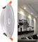 KIMISS 12 W LED-Decken-Sensor-Downlight, AC85–265 V, Effiziente Einbauleuchte, Robuste Aluminiumleuchte mit Körpersensor für Zuhause, Innenbereich, Balkon, Garage, Veranda, reinweiß