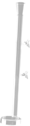 Sharplace Futterrohr für Aquarien, Futterrohr aus Glas mit runder Futterschale, Mehrzweck-Garnelenfutterspender für den Heimgebrauch, 35CM