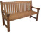 BrackenStyle Boston 3 Seat Classic Wooden Garden Bench - 160cm Outdoor Patio Seating - Durable Hardwood Furniture Ergonomic Straight Backrest with Arms Rests