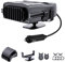 Chauffage de voiture portable 2 en 1 12 V - Chauffage et refroidissement rapides de 150 W avec prise allume-cigare - Désembueur rotatif à 360 °