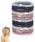 12 Stück Geflochtene,Haargummi Armband, Haargummis Damen, Haargummi Damen, Zopfhalter, Geflochtene Haargummi, Für Damen Und Mädchen, Elastische Haargummis Wiederverwendbar