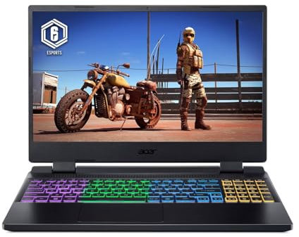 acer Nitro 5 AN515-58-555K 15.6 Gaming Laptop | 144Hz Full HD IPS Display | Intel Core i5-12450H | 16GB DDR5-4800MHz SDRAM | 512GB PCIe NVMe SSD | Nvidia GeForce RTX 4060 8GB GDDR6