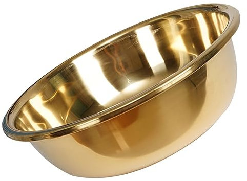 Hoement Große Edelstahl Rührschüssel Haushalt Waschbecken Multifunktional Robust Lebensmittelecht Großvolumig