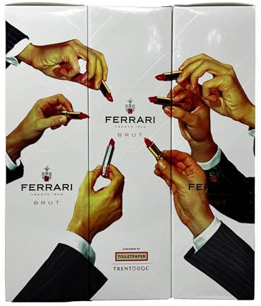 Ferrari by Seletti 3 bottiglie di Ferrari Trento DOC in Cofanetto Limited Edition firmato Seletti (Rossetti)