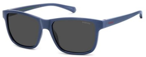 POLAROID KIDS Kinder Brille PLD 8067/S Größe 49-14 mm Blau/Eye size: 49 - Bridge size: 14
