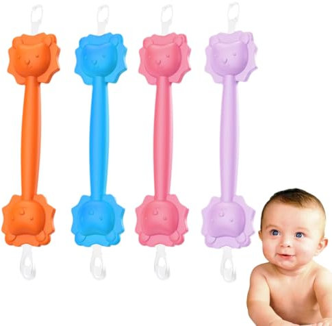 XURJUMI Limpiadores nasales y de oídos para bebés, 4 pieza Pinza Sacamocos Bebe, Herramienta de eliminación de cera de oídos y limpiador de nariz segura para bebé, Limpia de forma fácil y segura
