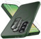 Ezanmull Coque pour Samsung Galaxy A56 5G - avec 2 Verre Trempé + 2 Caméra Arrière Protecteur, Antichoc Magnétique Compatible MagSafe, Transparente et Anti-Empreintes pour Samsung A56 5G（Vert）