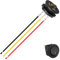 Jubilofex Beleuchtete Wippschalter, kleine Wippschalter, 3-poliger 12V Auto Lichtschalter, beleuchteter roter LED-beleuchteter Druckschalter, auf Zubehör