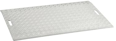 Aluminium-Überfahrbrücke, mit Anschlagwinkel, Trag last 1200 kg, LxB 700x1250 mm