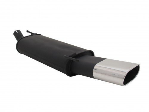 Novus Endschalldämpfer 135 x 75 mm Oval Stahl für Golf III-1HXO/1EXO, Golf...