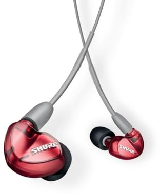 Shure SE535LTD Limited Edition Red Sound Isolating Earphones with Remote + Microphone