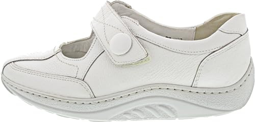 Waldläufer Helli, Dynamic-Sohle, Halbschuh, Pigalle Weiss, Weite H, 502301-172-150, Größe 40,5