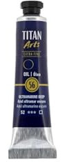 ÓLEO AZUL ULTRAMAR OSCURO TITAN Extrafino 6 - 20ml. Nº 56