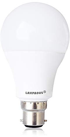 Bombilla incandescente de 150 W de Lampaous - Luz blanca fría, 1500 lúmenes, 15W, B22 LED de bayoneta, no regulable