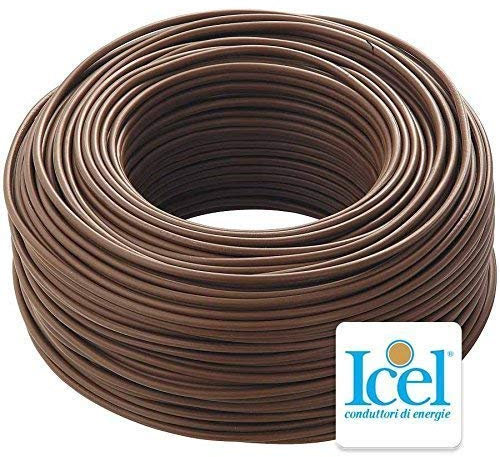 Cavo Icel FS18, Matassa 100 Metri, Filo Elettrico FROR Multipolare Isolante, Impianti Elettrici, Tubazione Antincendio (3G x 1 mm2)
