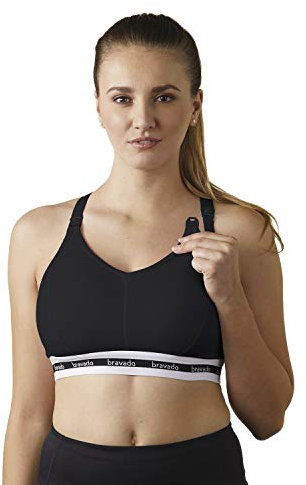 Bravado! Designs Original Full Cup Nursing Bra (Black, S)