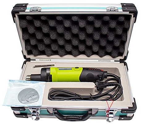 Toplionace Sierra de Yeso Eléctrica Médica Profesional, Cortador de Yeso Medicina Deportiva Ortopédica 220V 12500r/min (Verde)